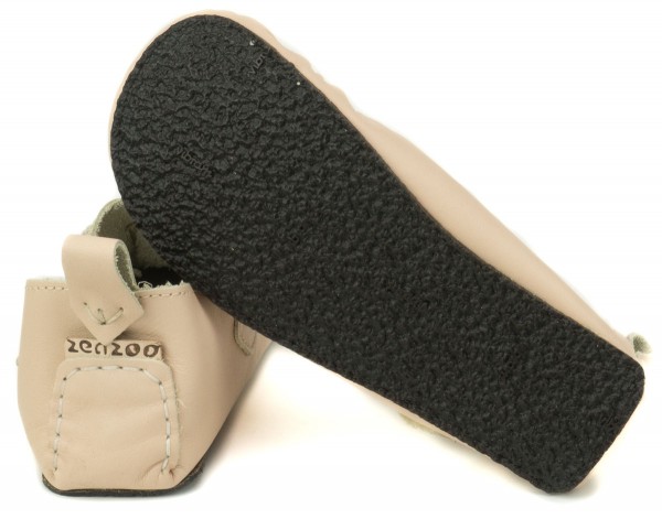 ZeaZoo ~ Hausschuh Leo ~ Beige mit Melone