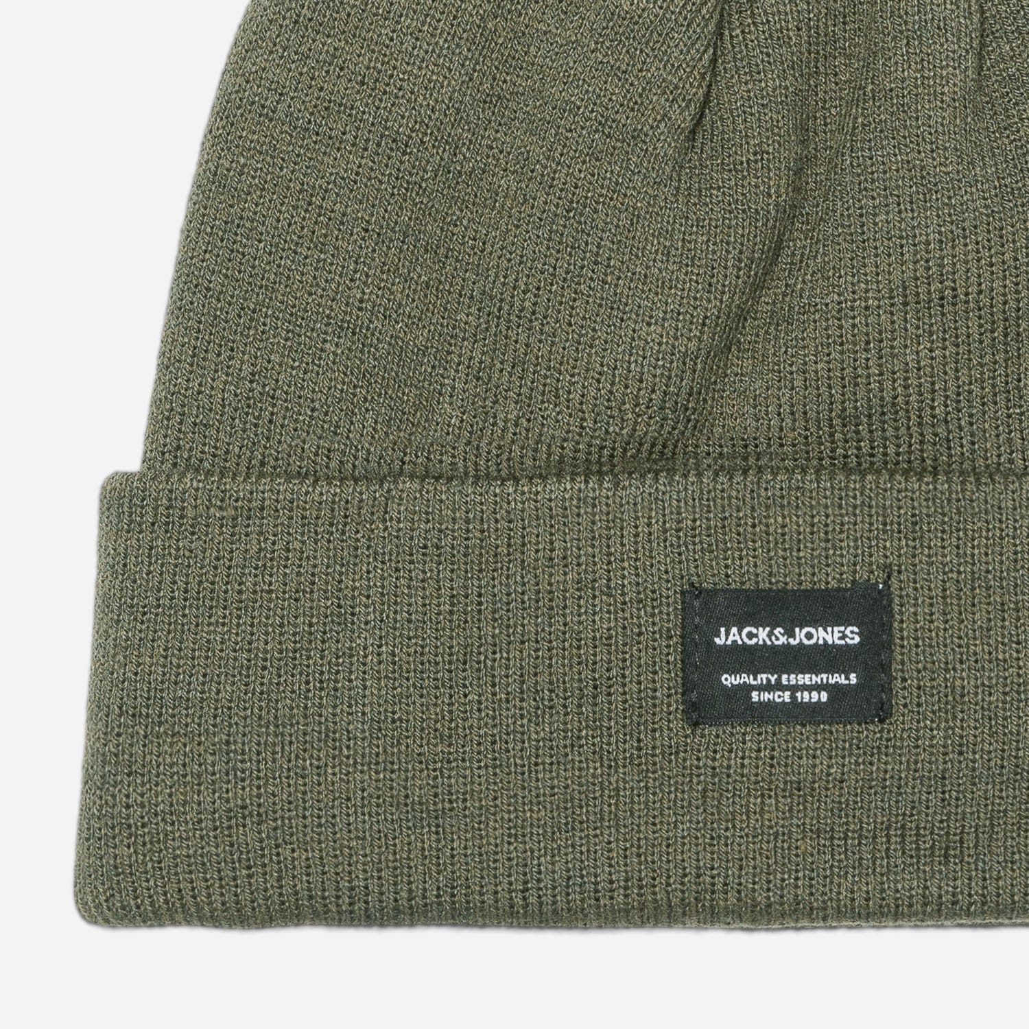 Bonnet JACK & JONES kaki en tricot