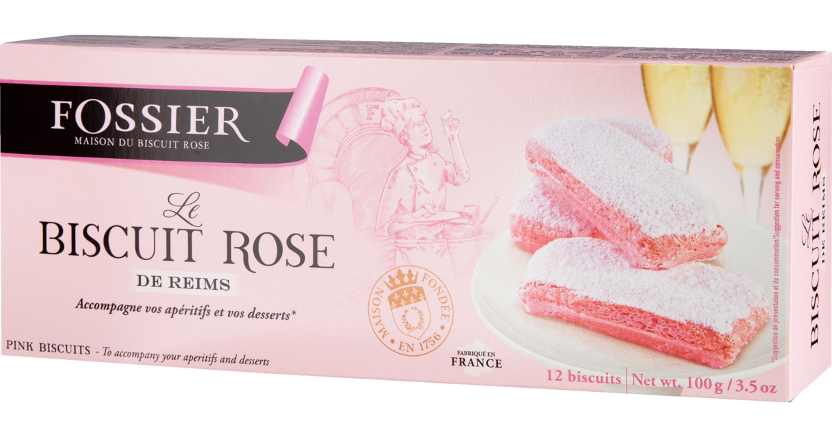 Fossier Rosa Süßgebäck aus Reims