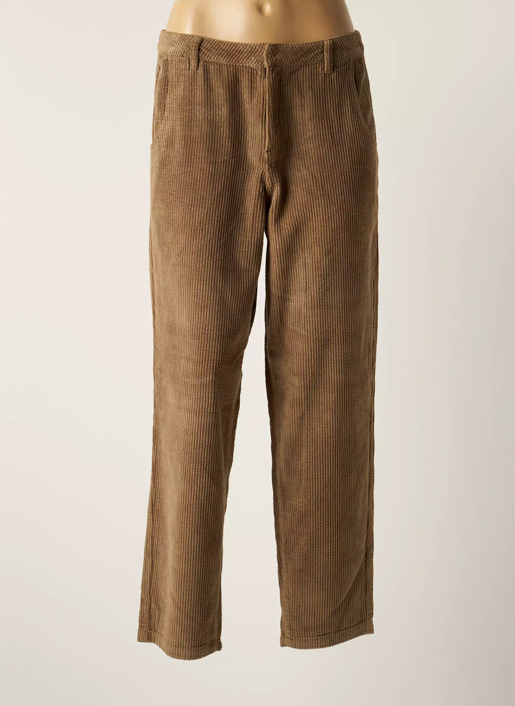 Mkt Studio Pantalons Chino Femme couleur marron