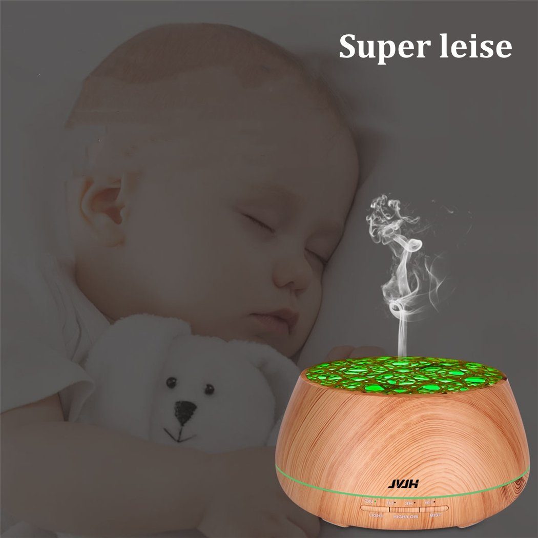 CkeyiN Diffuser Luftbefeuchter 400 ml Ultraschall-Nebelbefeuchter, 0,40 l Wassertank, mit Timing-Funktion, für 35m² Räume