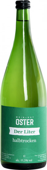 Der Liter halbtrocken 1,0 L - Weingut Oster