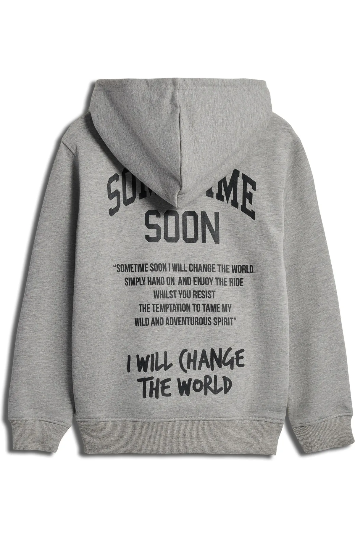 Sometime Soon  Sweatshirt - Grau - Regular Fit