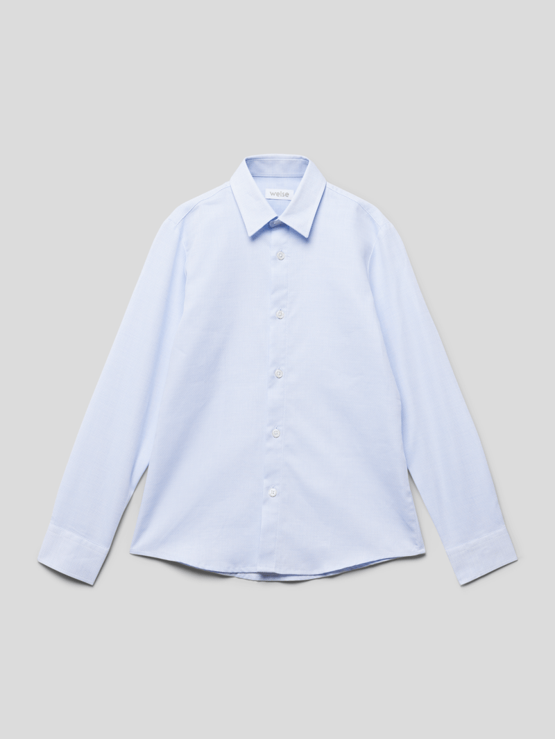 Hemd aus reiner Baumwolle in bleu