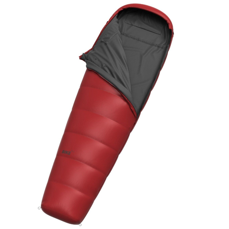 Hannah Outdoor Bike 100 Salsa rechts roter Mumienschlafsack