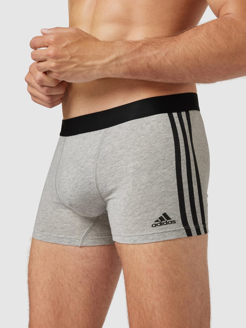 Trunks mit Baumwolle im 3er-Pack in mittelgrau