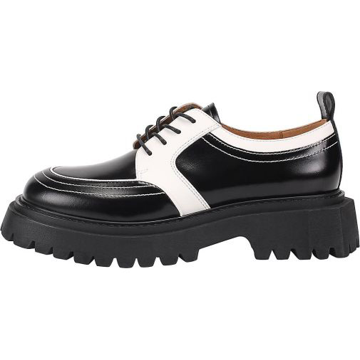 ekonika Halbschuhe in zweifarbigem Design