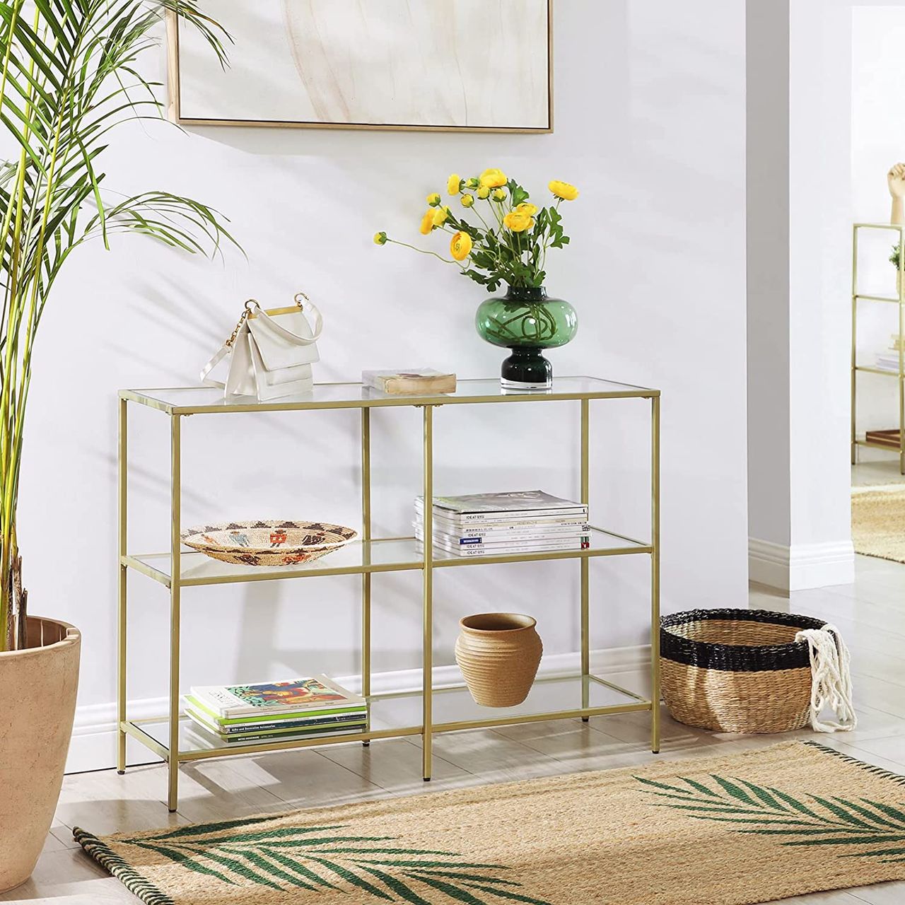 Vasagle Lagerregal, 100x30x73cm, Gold