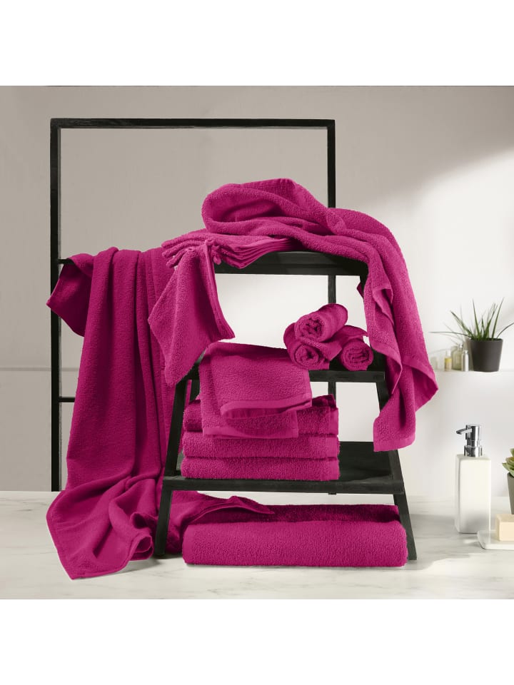 REDBEST Frottier Duschtuch Oceanside in fuchsia günstig kaufen 70 x 140 cm