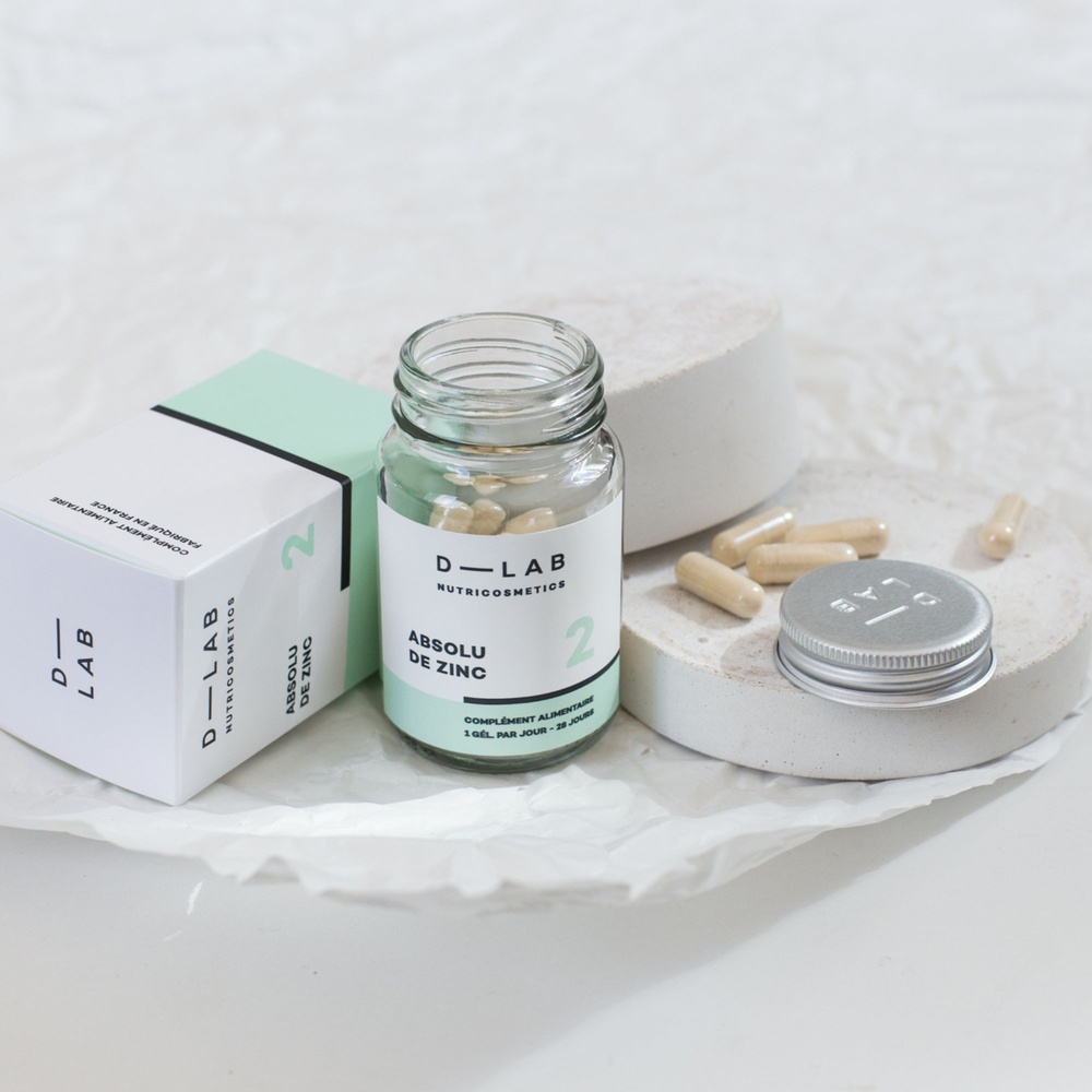 D-Lab Nutricosmetics Absolu de Zinc Compléments alimentaires