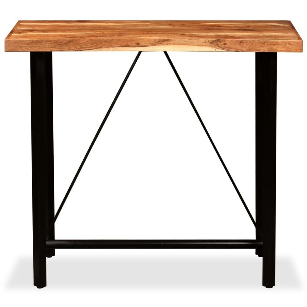 möbelando Stehtisch 295445 (LxBxH: 120x60x107 cm), aus Massivholz in Akazie
