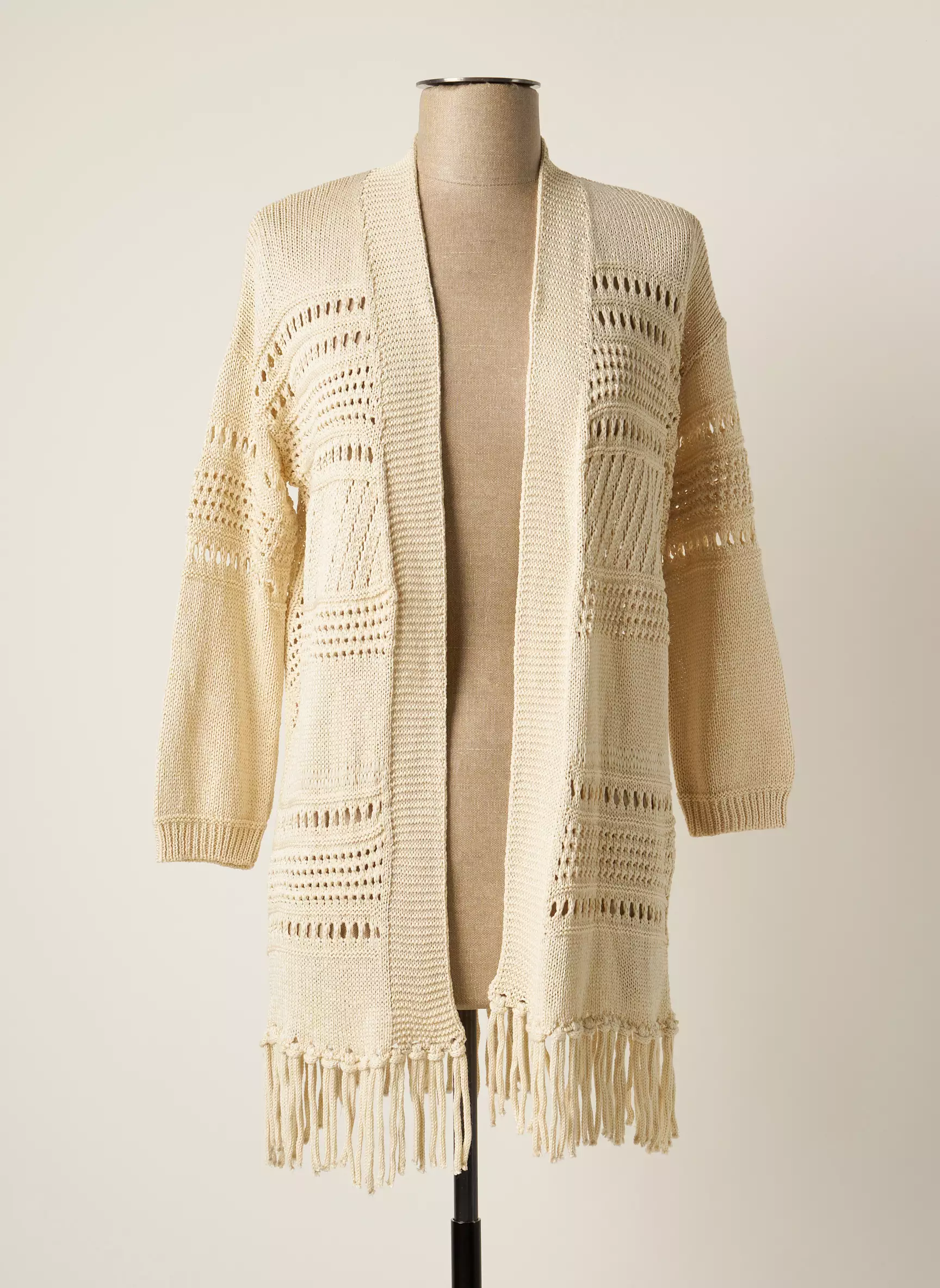 Ikks Cardigans Femme couleur beige