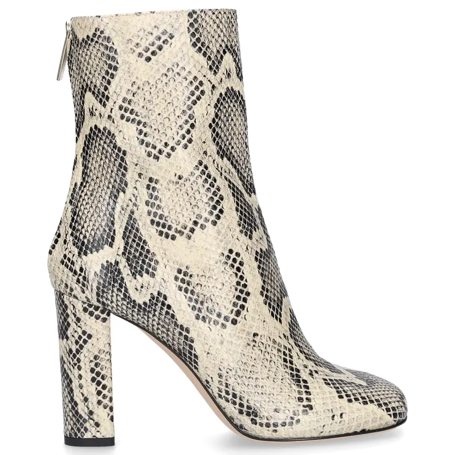 Paris Texas - Klassische Stiefeletten SQUARED BOOTIE 95 Kalbsleder - beige