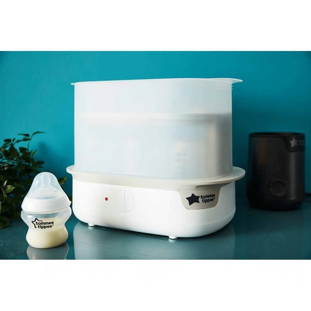 Tommee Tippee Dampfsterilisator Elektrischer Dampfsterilisator Weiß