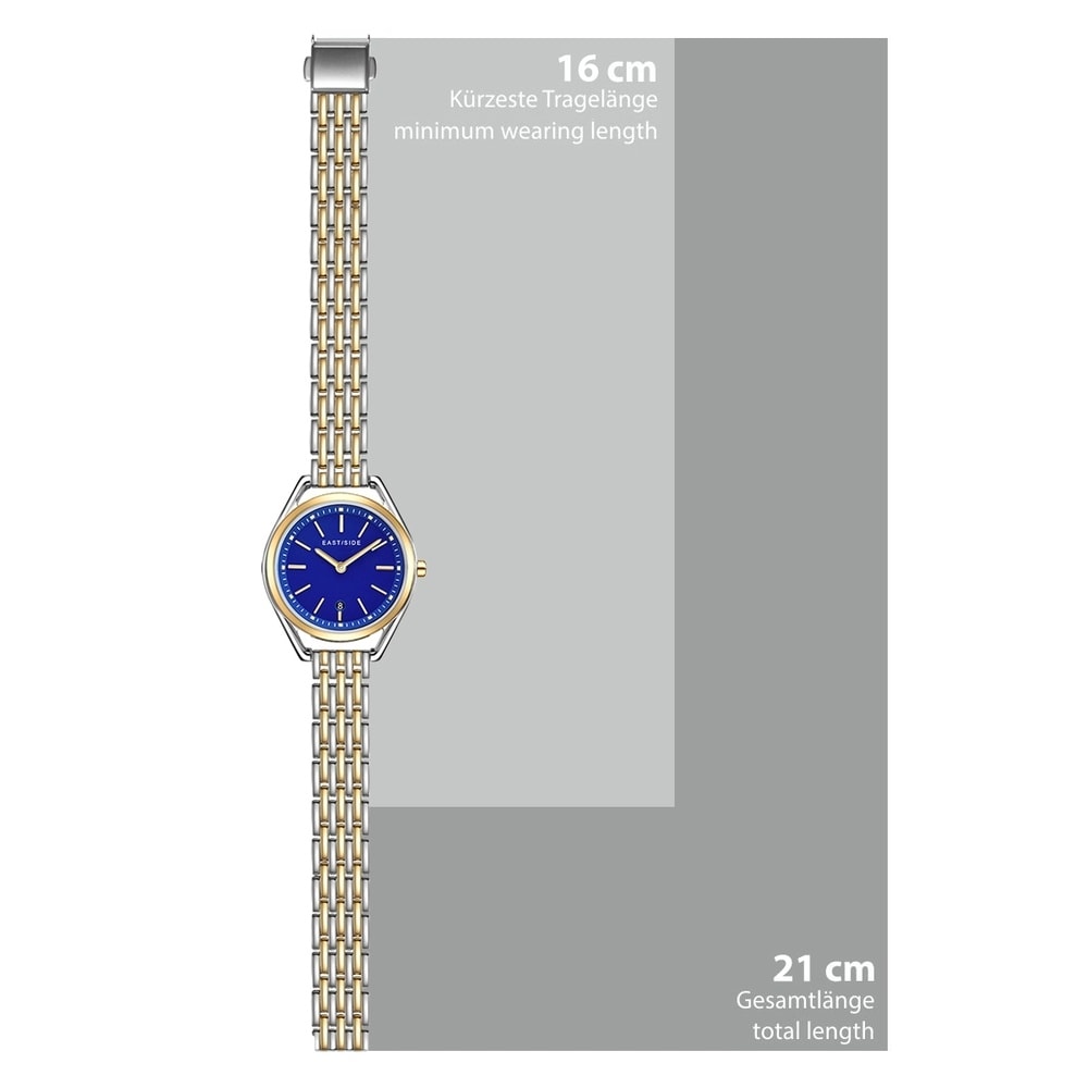 EASTSIDE Montre à quartz Edison en Argent/or jaune Acier inoxydable en Argent/or jaune Montre