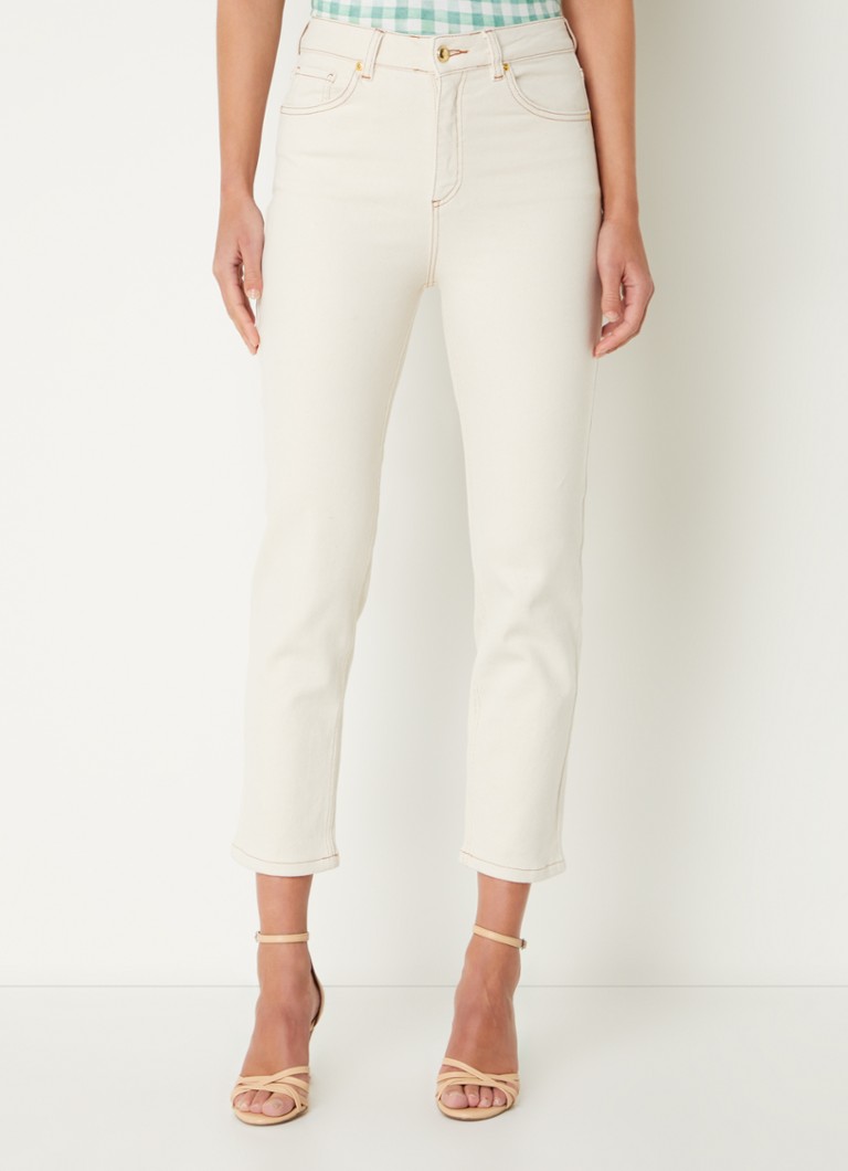 Jeans Jean LKBennett Allie a vita media, vestibilità slim, lavaggio colorato