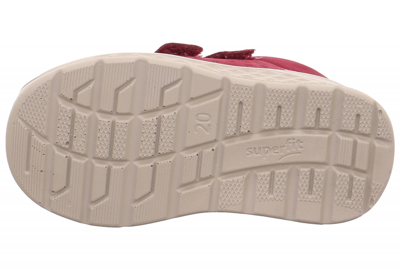 BREEZE - Rot/Rosa Sneaker low mit Klettverschluss