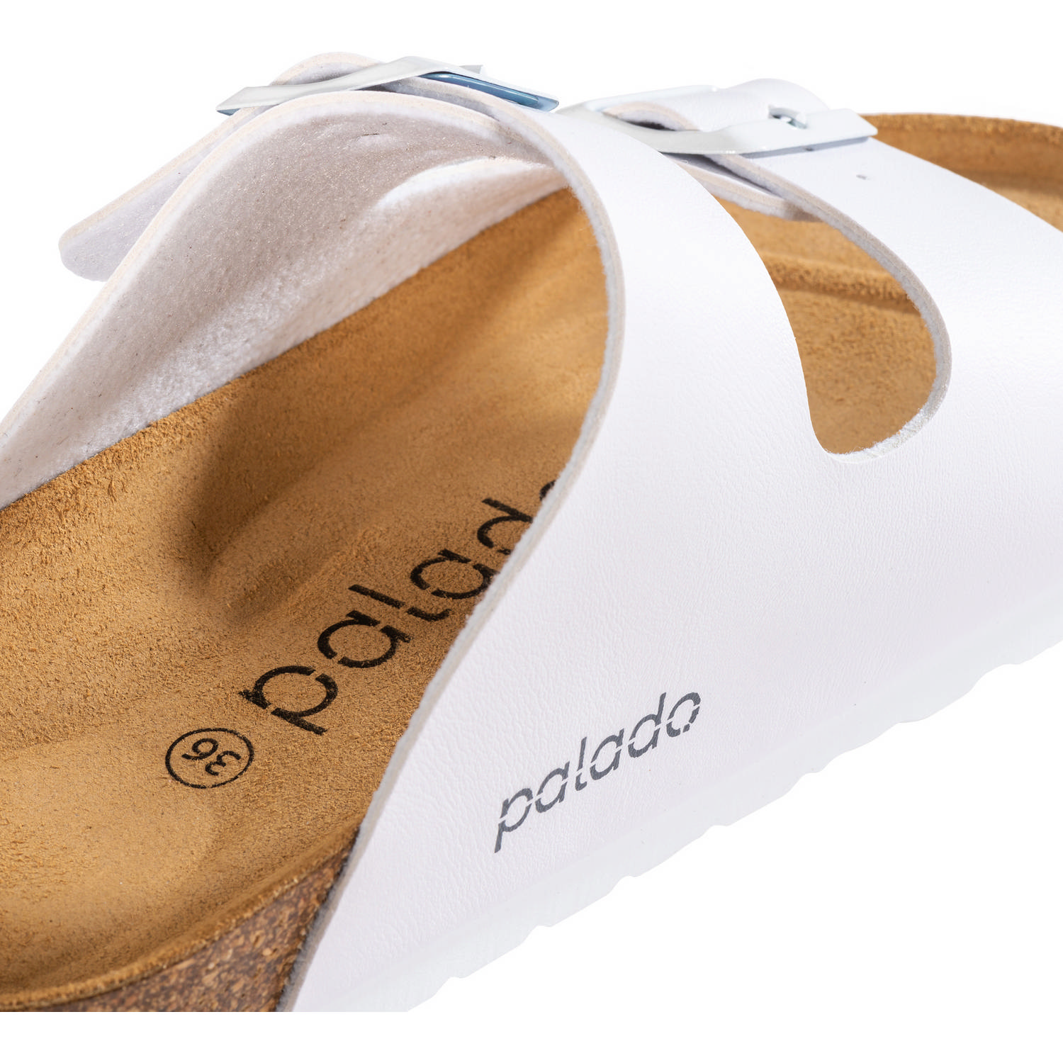 Palado Korfu Matt, Pantoletten, Damen, Weiß