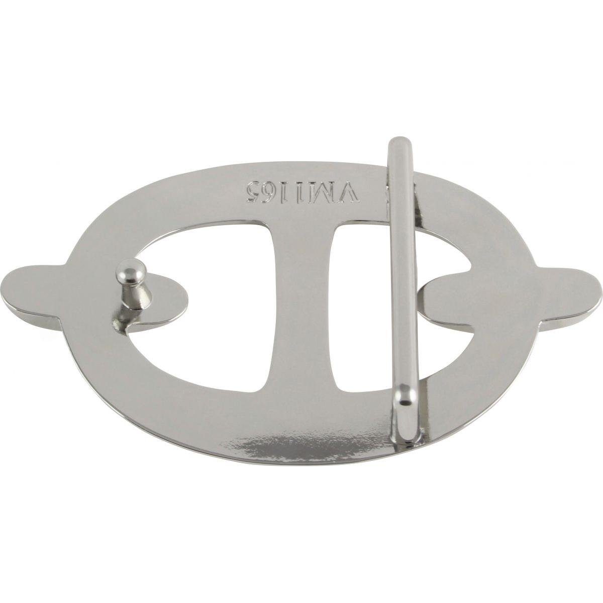 BELTINGER Gürtelschnalle Saturn 4,0 cm - Buckle Wechselschließe Gürtelschließe 40mm - Gürtel bi