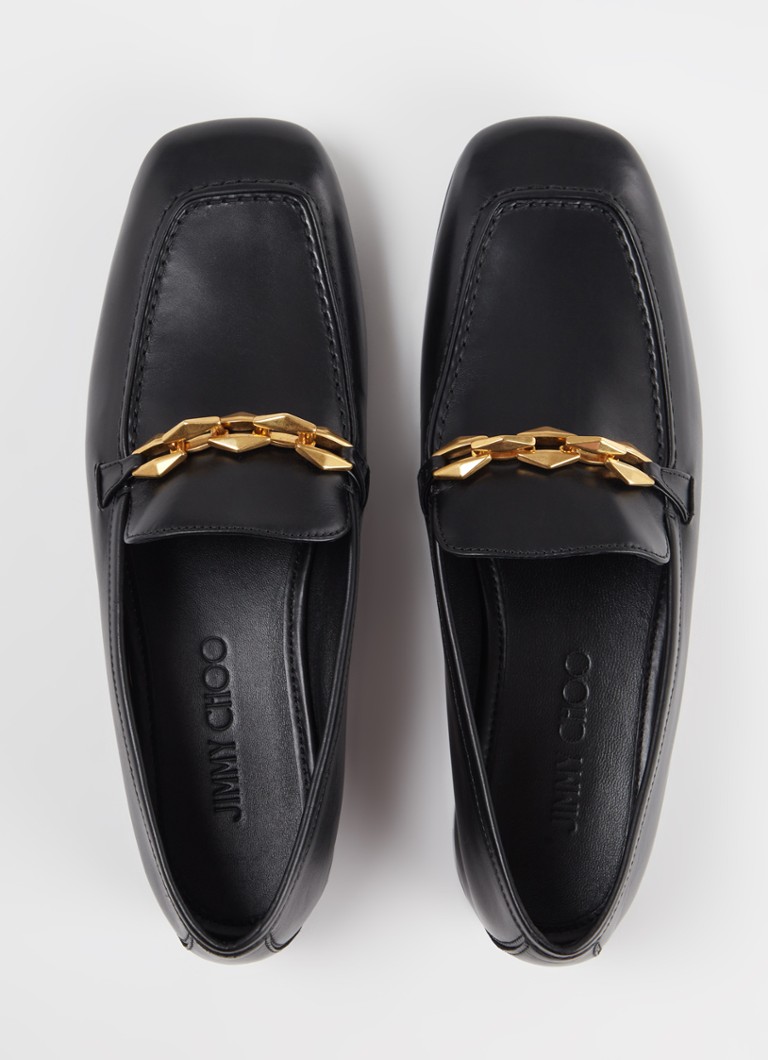 Jimmy Choo DIAMOND TILDA LOAFER -vasikkanahkaiset nilkkurit