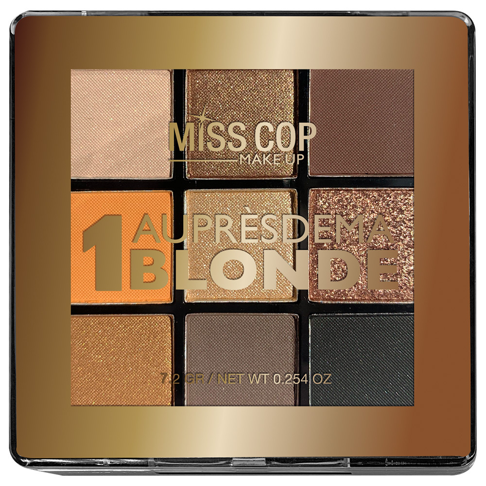 miss cop Nuancier N°1 Blonde Coffret maquillage