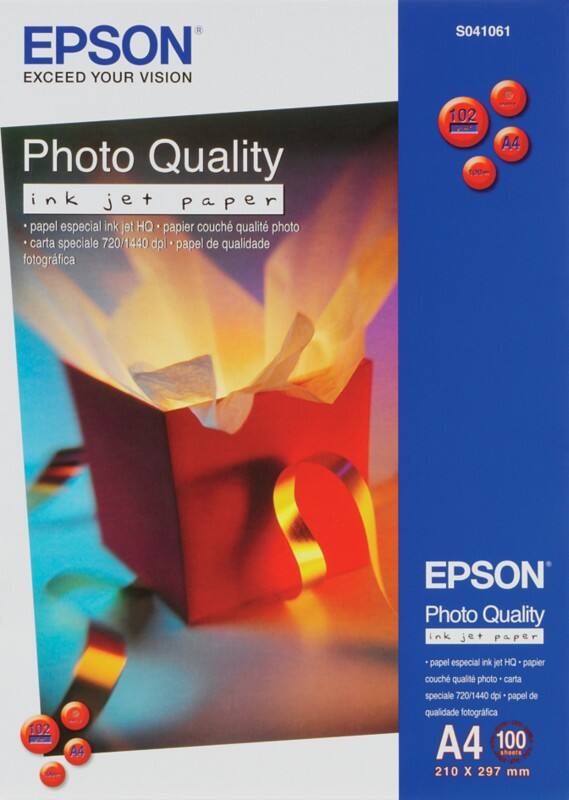 Epson Inkjet Fotopapier Matt DIN A4 102 g/m² Weiß 100 Blatt