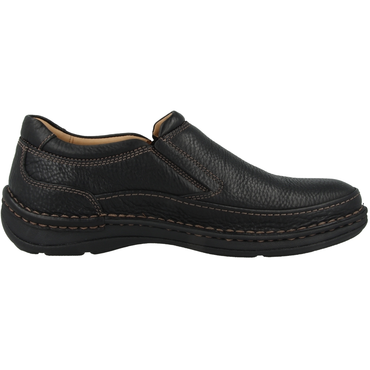 Clarks Nature Easy Slipper schwarz