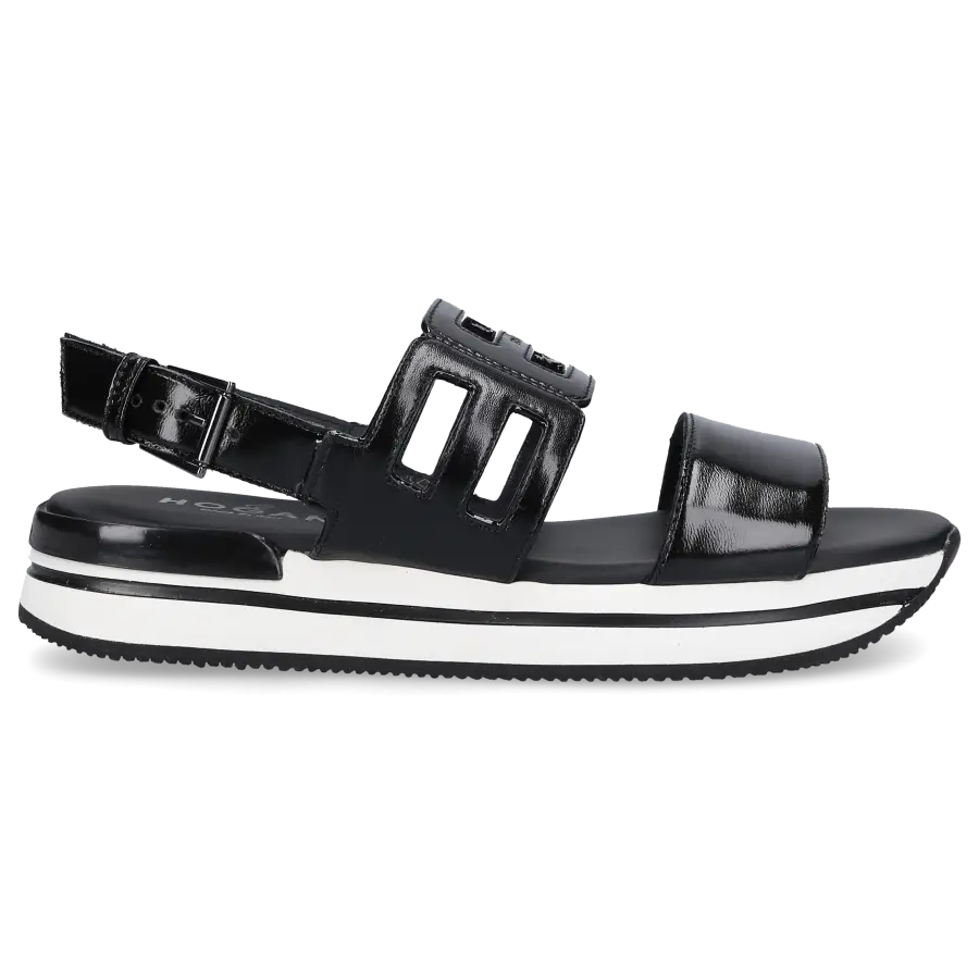 Hogan - Sandalen H257 Kalbsleder - schwarz