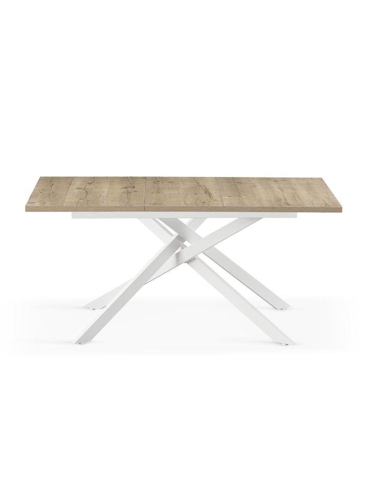 B&D Home Ausziehstisch BEA in Sandeiche - (B)120-160 x (H)76 x (T)80 cm günstig kaufen onesize