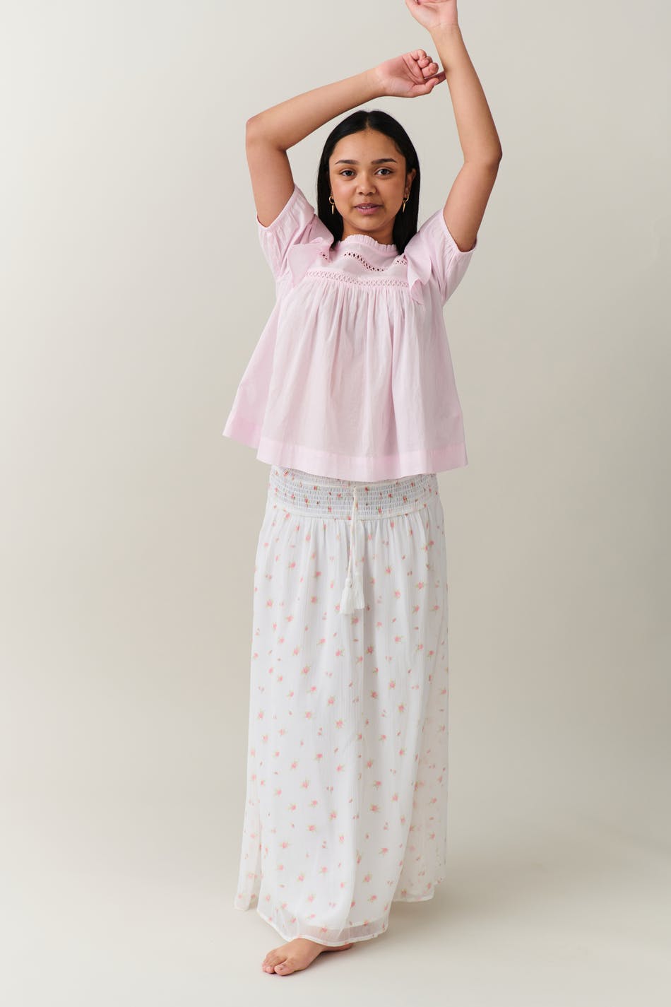 Y boho maxi skirt