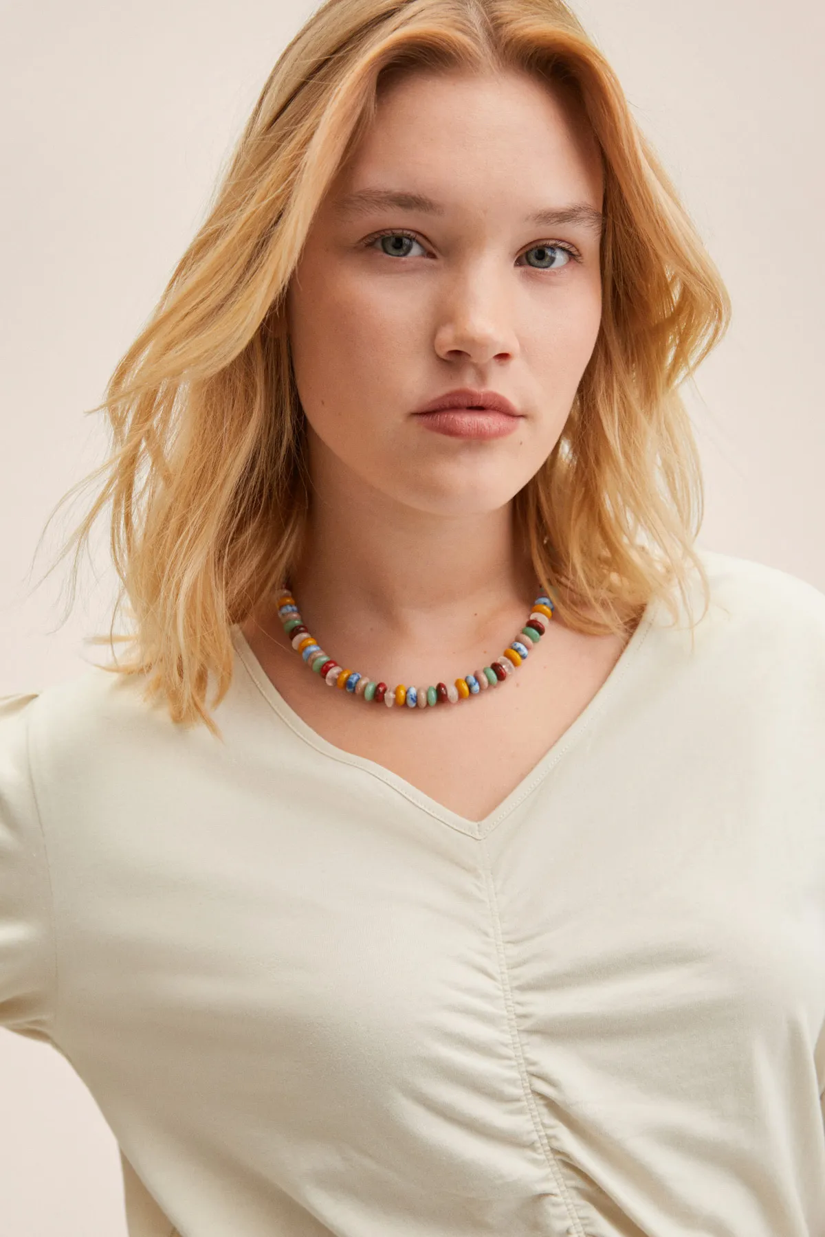 MANGO  27047117 Damen/Mädchen Hell/Pastellgrau
