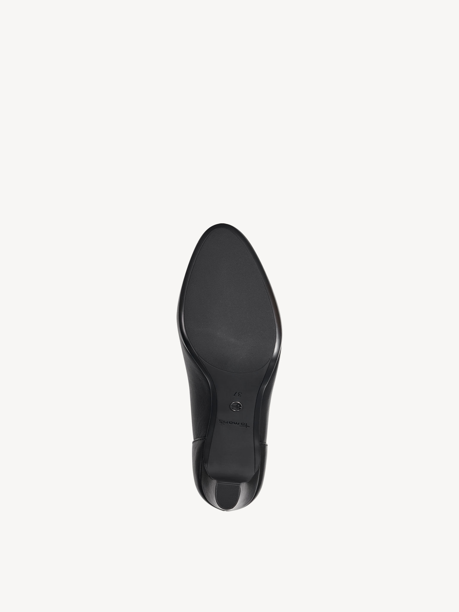 Escarpin en cuir - noir