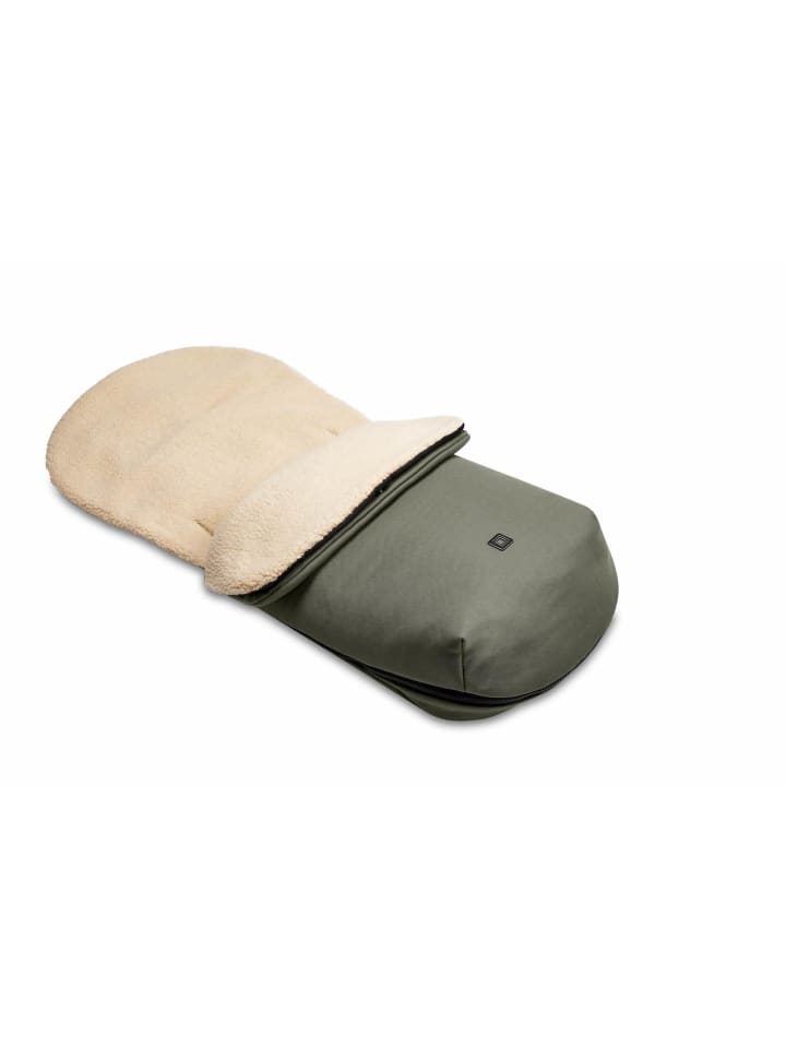 MOON Moon Premium Fußsack - Farbe: Moss Green/Beige Fur günstig kaufen onesize