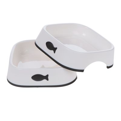 Kunststoffnapf Little Fish 2er-Set