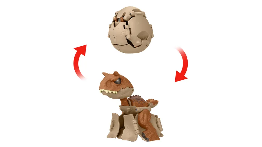 Jurassic World Hidden Hatchers-Dinosaurierfiguren, 1 Stück, sortiert