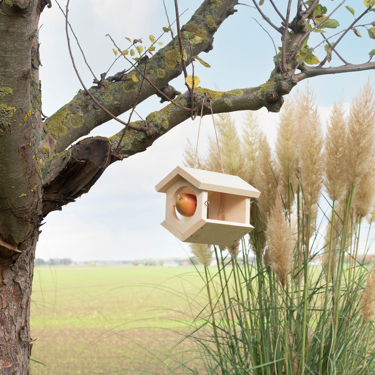 Tevigo Gardigo Vogel-Futterhaus Modul gewinkelt