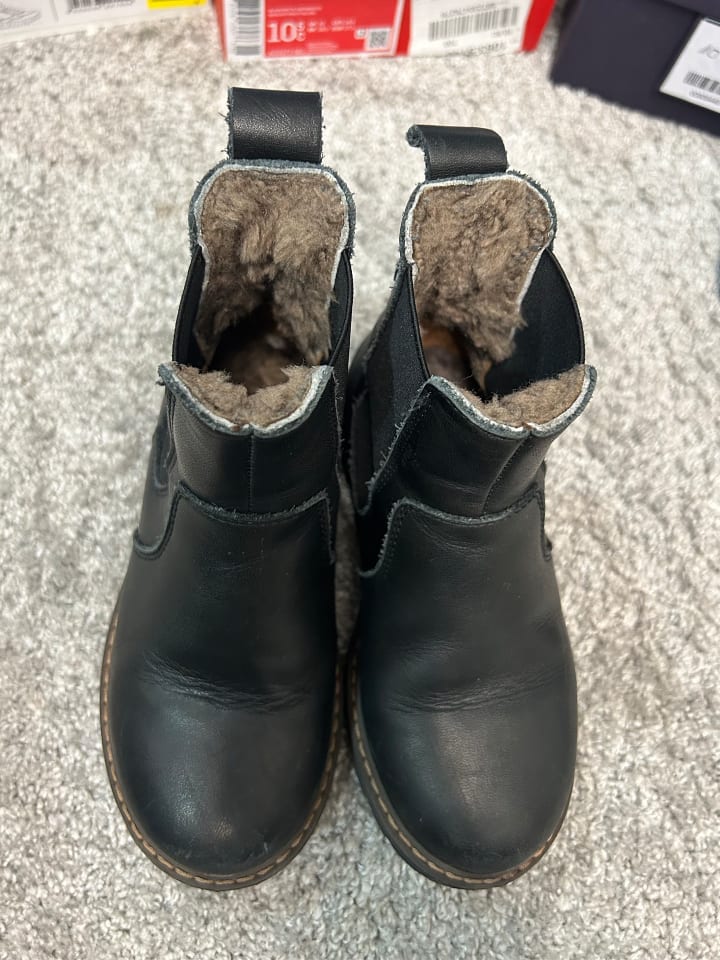 bisgaard Leder-Chelsea-Boots in Schwarz günstig kaufen 28