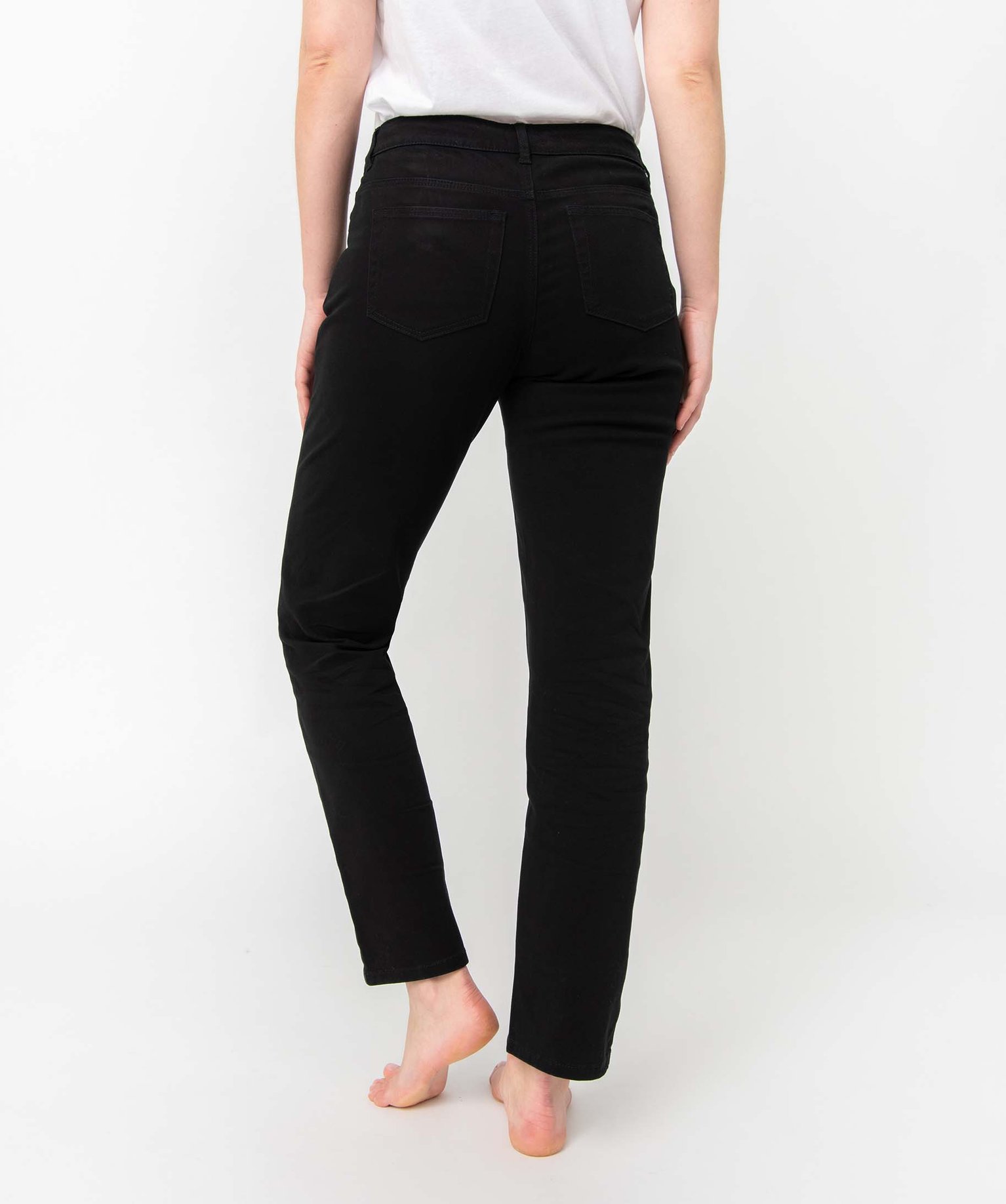 Jean femme coupe Regular taille normale noir | GEMO