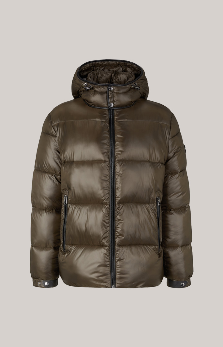 Steppjacke Ambro mit Kapuze in Khaki