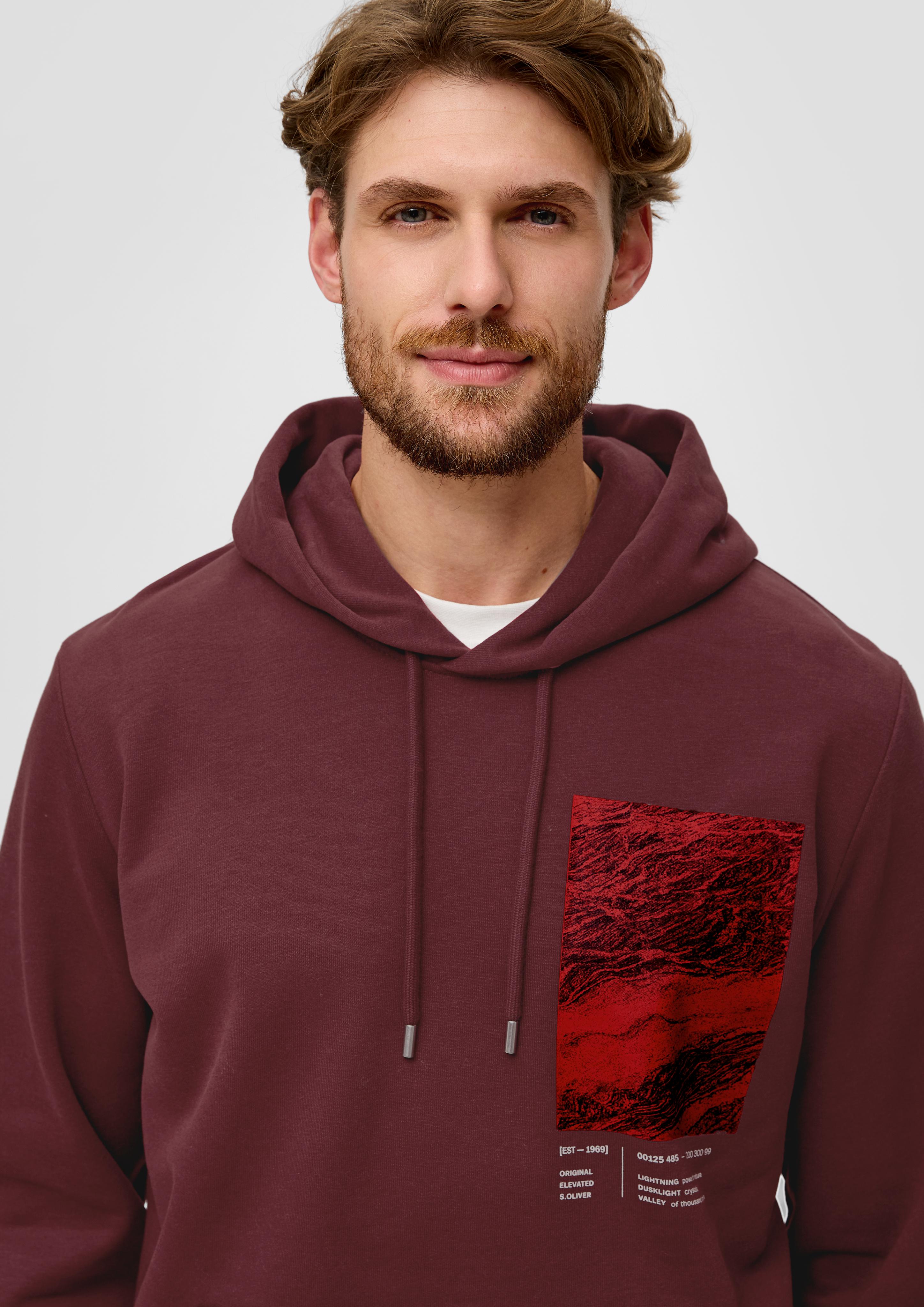 Kapuzen-Sweatshirt mit Frontprint  2138678-39D1
