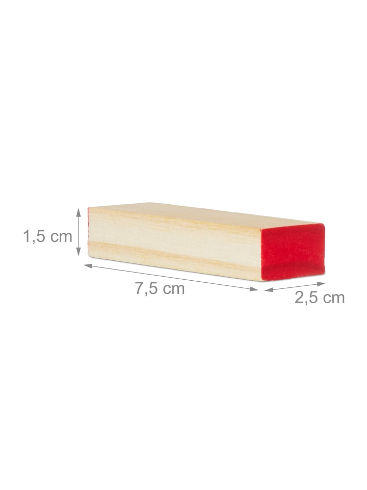 relaxdays Wackelturm in Bunt - (B)7,5 x (H)27 x (T)7,5 cm günstig kaufen onesize
