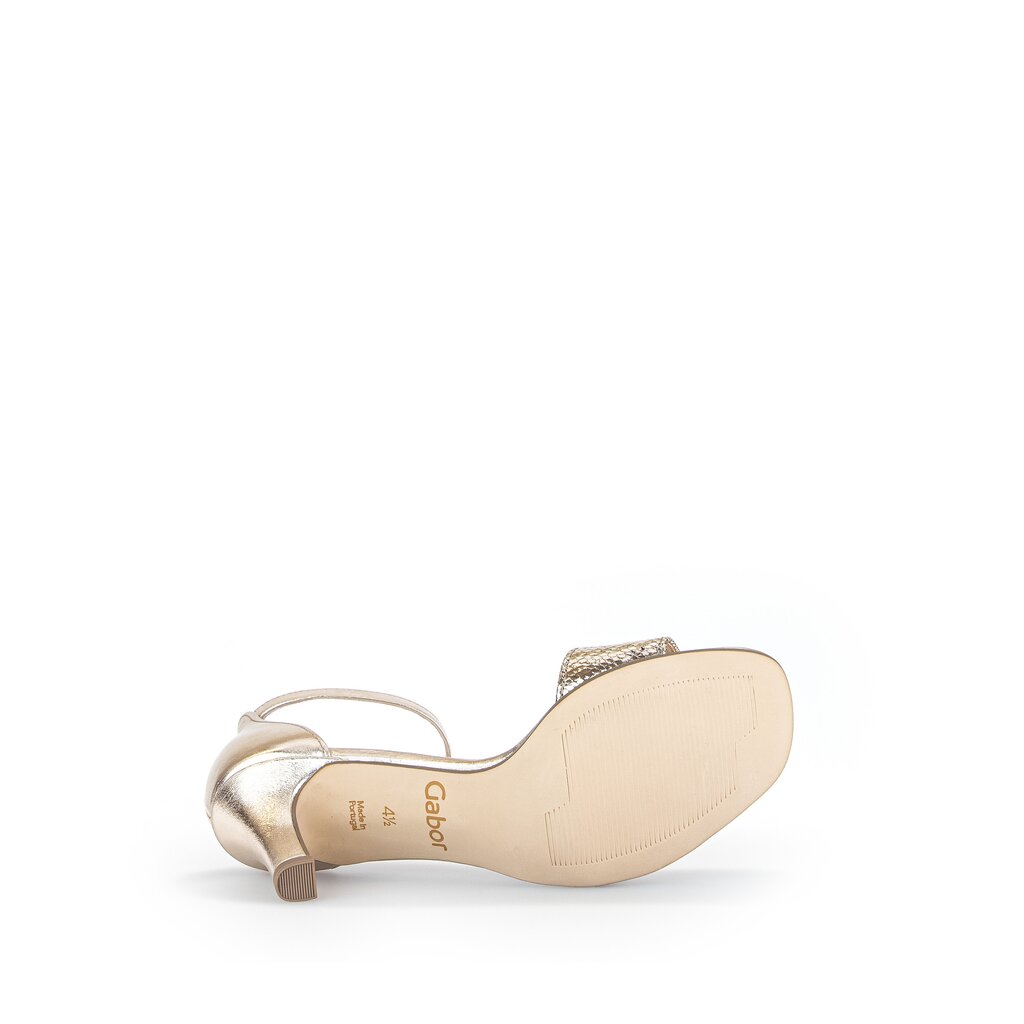 Gabor fashion Riemchensandale gold