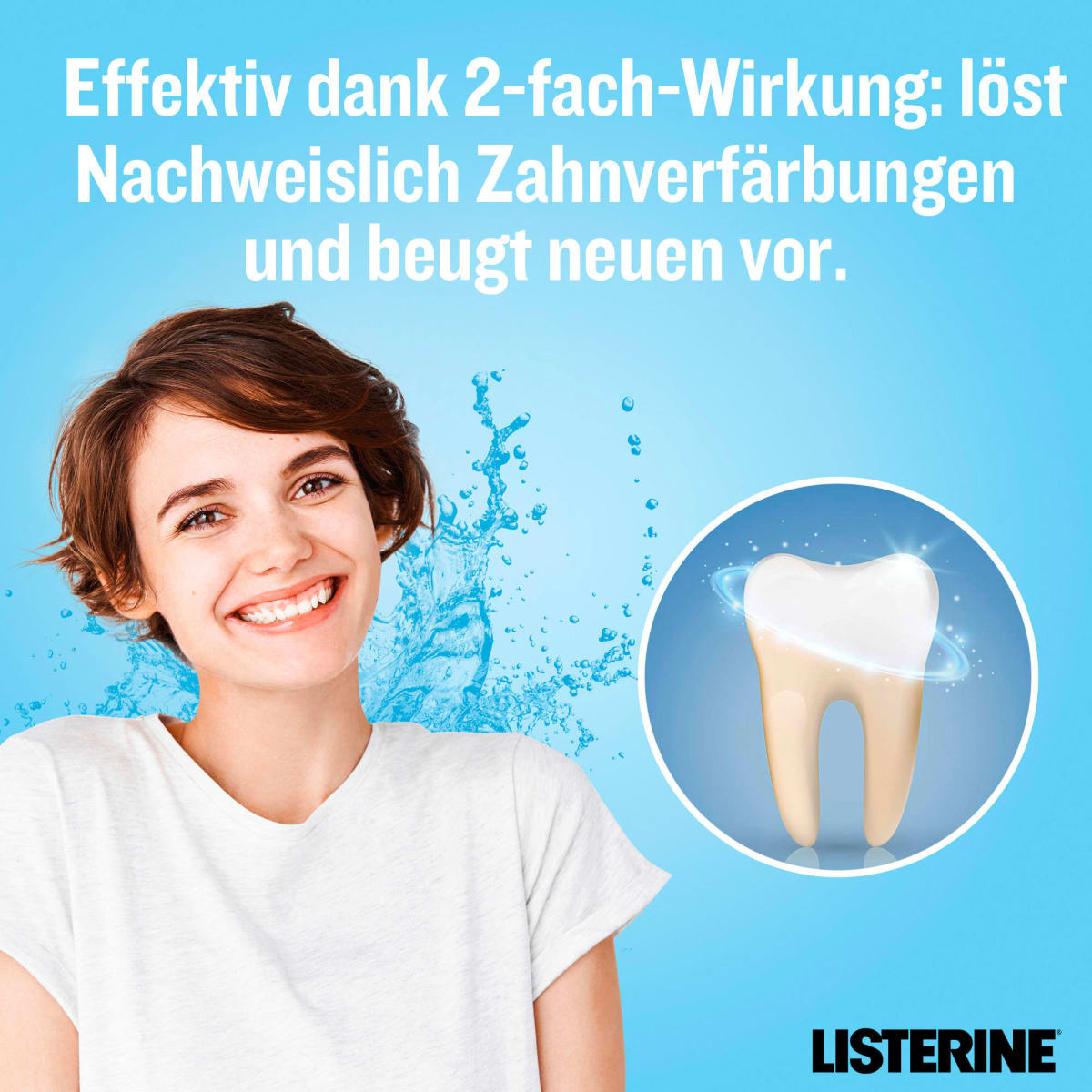 Mundspülung Advanced White, 500 ml