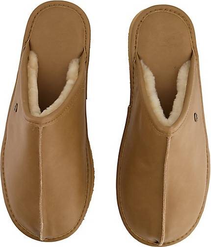 Warmbat Hausschuhe Barron Leather Warmbat