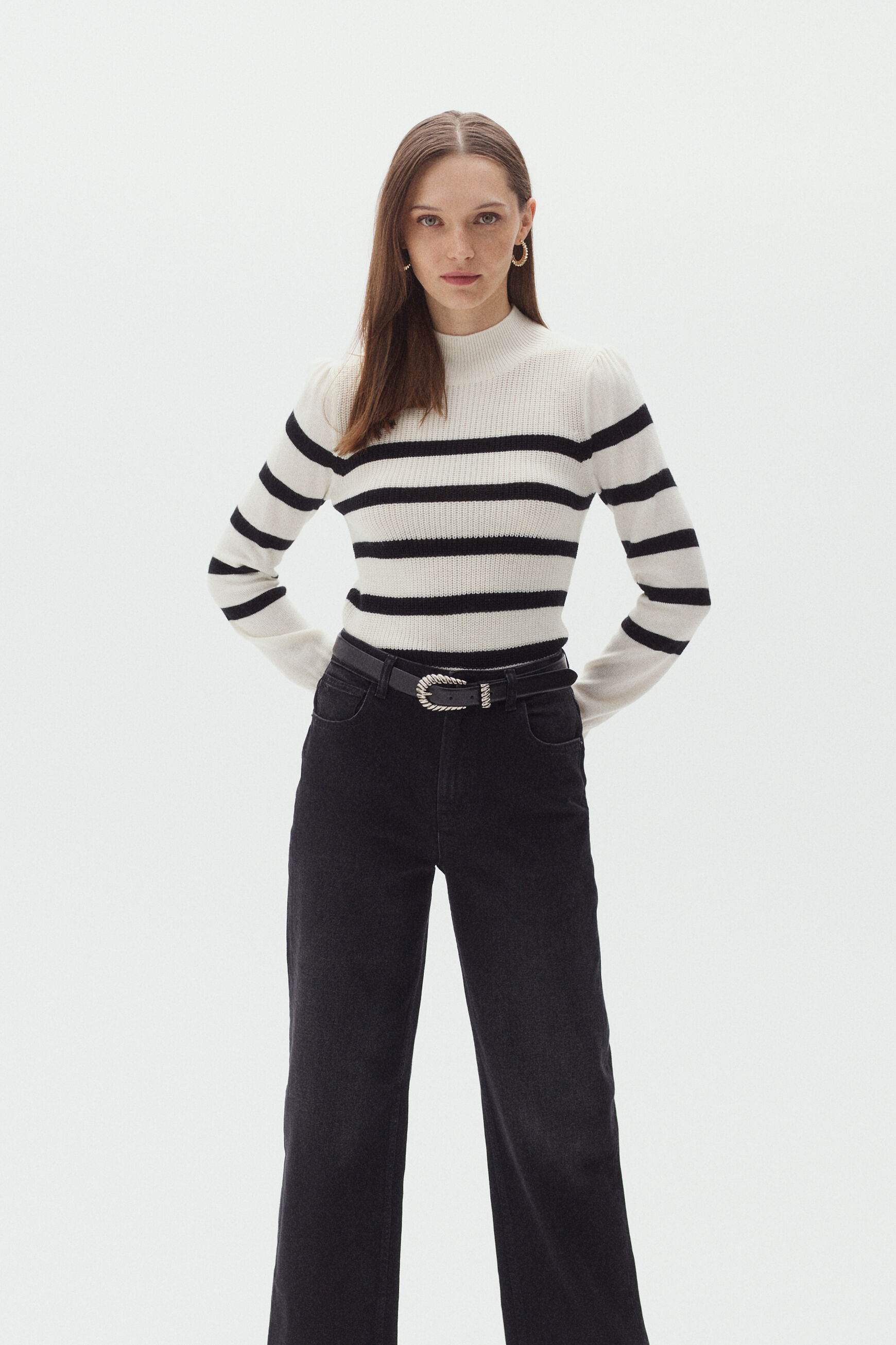pull perla noir femme