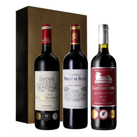 COFFRET TRIO - BORDEAUX - SPÉCIAL MILLÉSIME 2016
