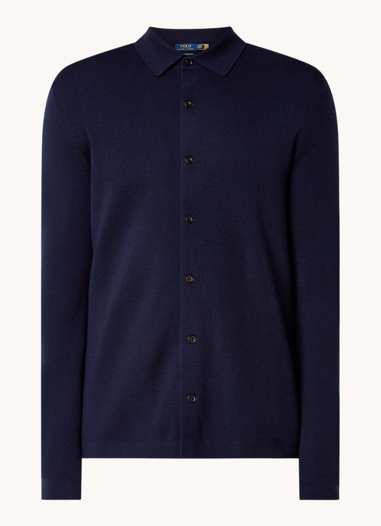 Ralph Lauren vunena košulja regularnog kroja s logom