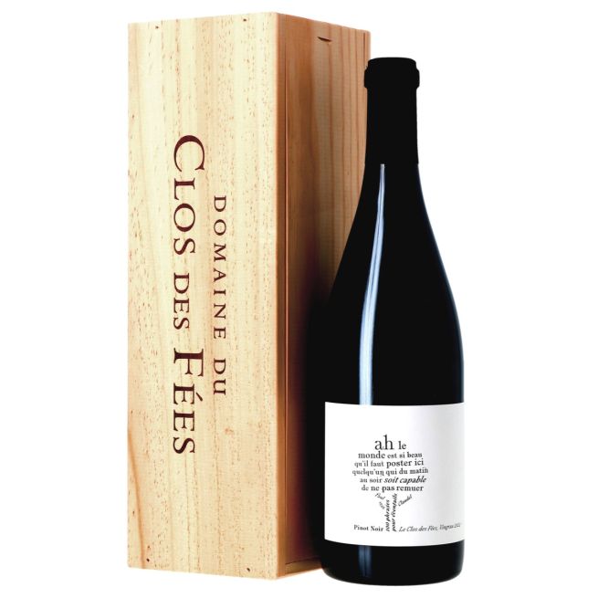 Le Clos des Fées Pinot Noir, 100 phrases pour éventails, 2022