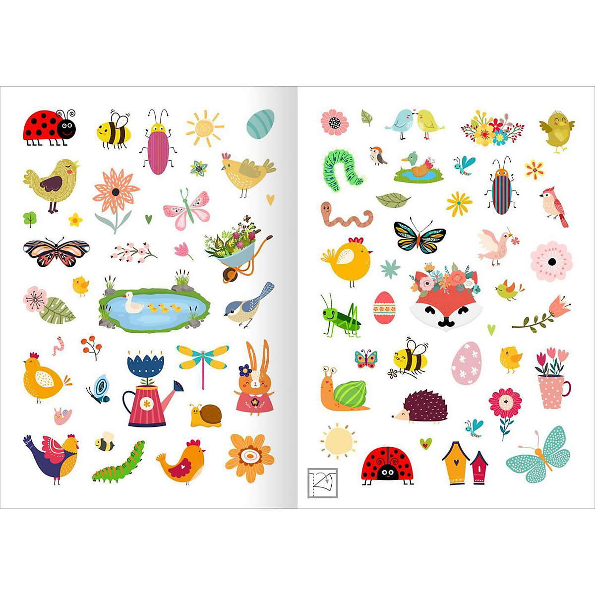 Stickerspaß Frühling