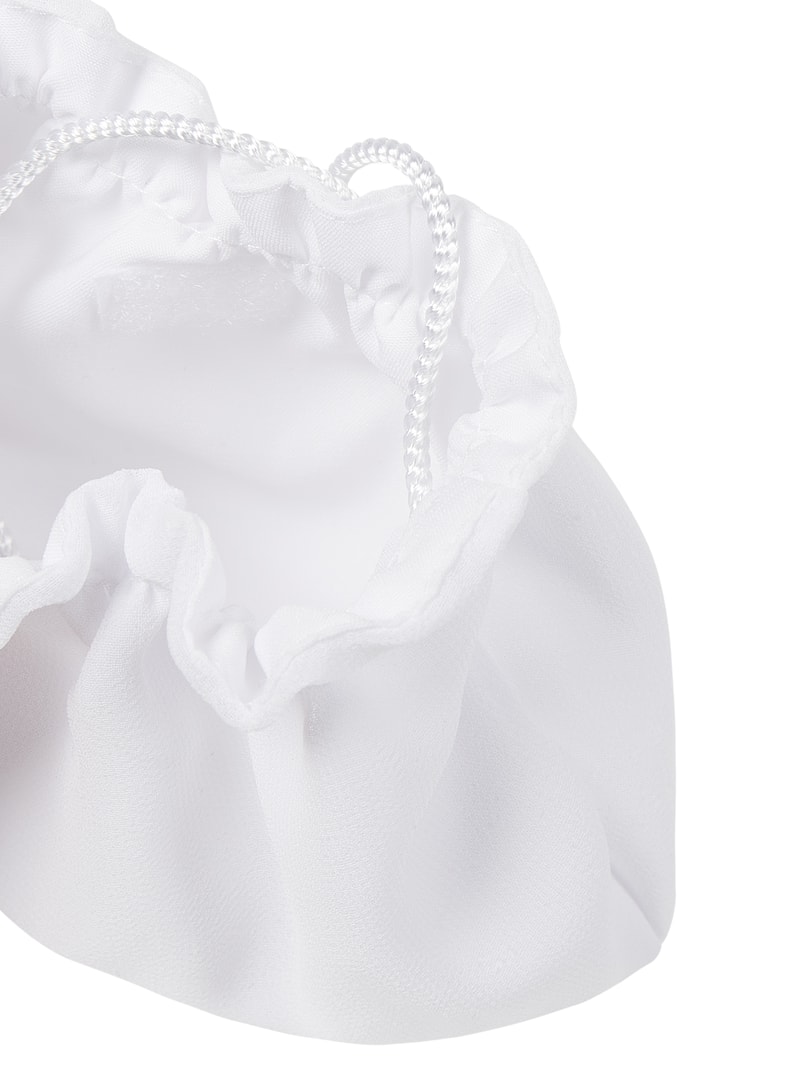 Tasche aus Chiffon in weiß